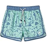 SURF CUZ Boys Swim Trunks Retro Toddler Boy Swimsuit Shorts Quick Dry Swimming Trunks Bathing Suit