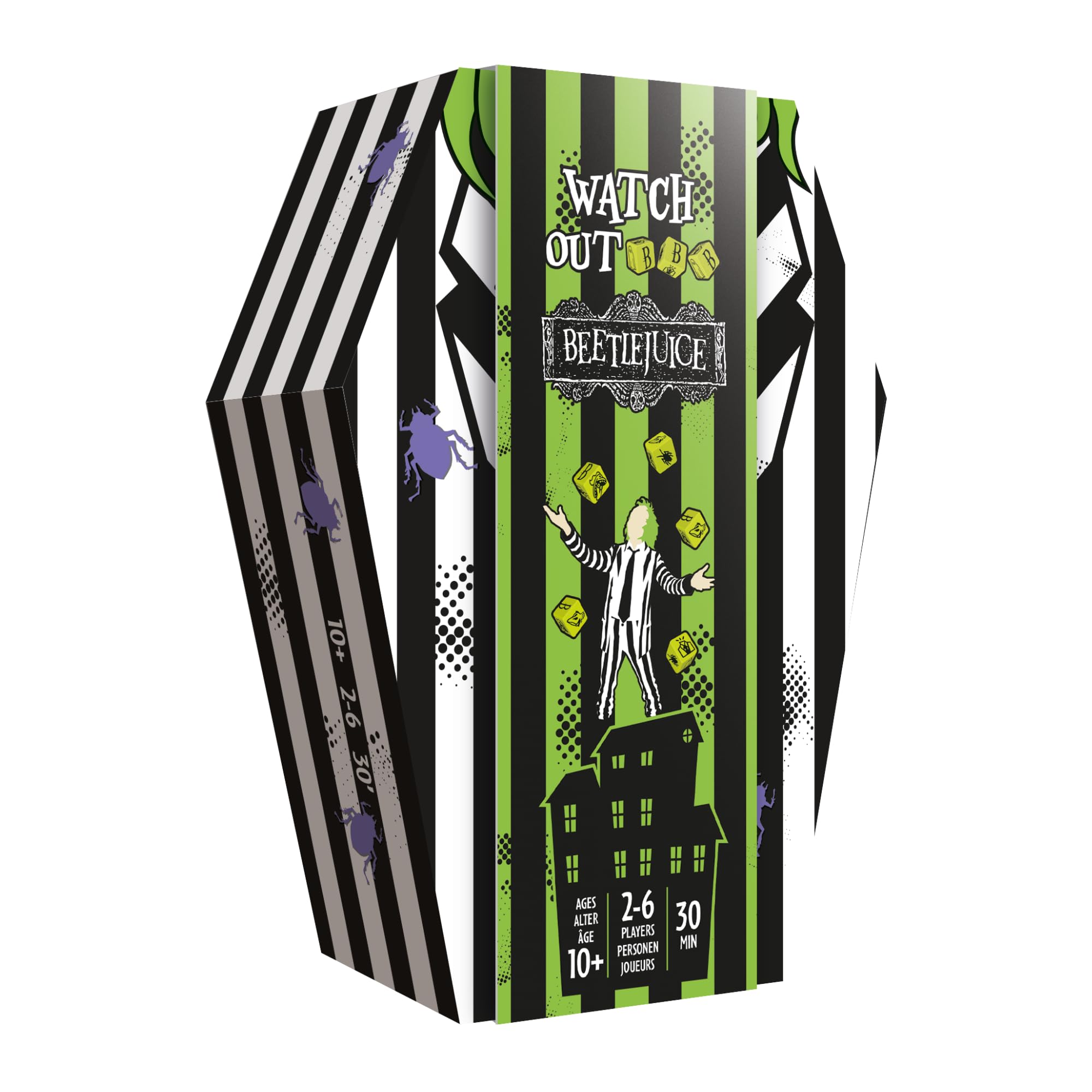 MIXLORE | Watch Out Beetlejuice | Party Card Game | Ages 10+ | 2-6 Players | 20+ Minutes Playing Time