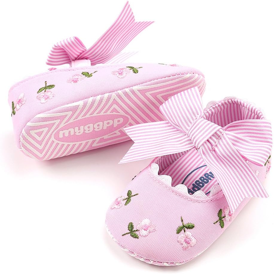pink crib shoes