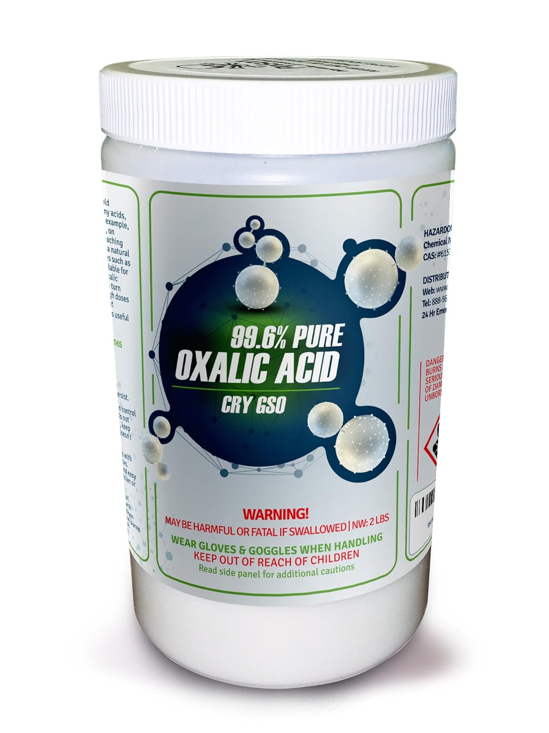 Купить 99.6 PURE OXALIC ACID Powder C2H2O4 (Ethanedioic Acid Dihydrate