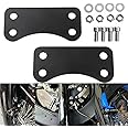 VPZMT Front 21" Wheel Fender Risers Brackets/Lift Brackets Adapter Set for 2014-2024 Harley Touring Electra Glide Road Glide Road King Street Glide (21" Wheel Fender Risers Brackets-Black)