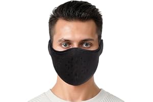 Half Face Mask Winter Warm Windproof Mask Thick Dustproof Breathable Mouth Cover for Skiing Snowboarding Motorcycling Outdoor