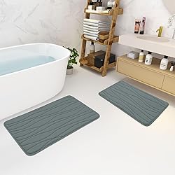 Buganda Memory Foam Bathroom Rug Mat 59x20, Extra