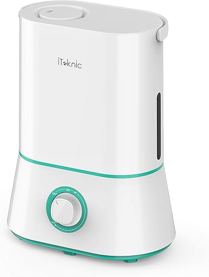 Humidificateur D Air Maison Iteknic Humidificateur D Air Chambre Bebe 4l Super Silencieux Bonne Autonimie De Fonctionnement 2 Amazon Fr Bebes Puericulture