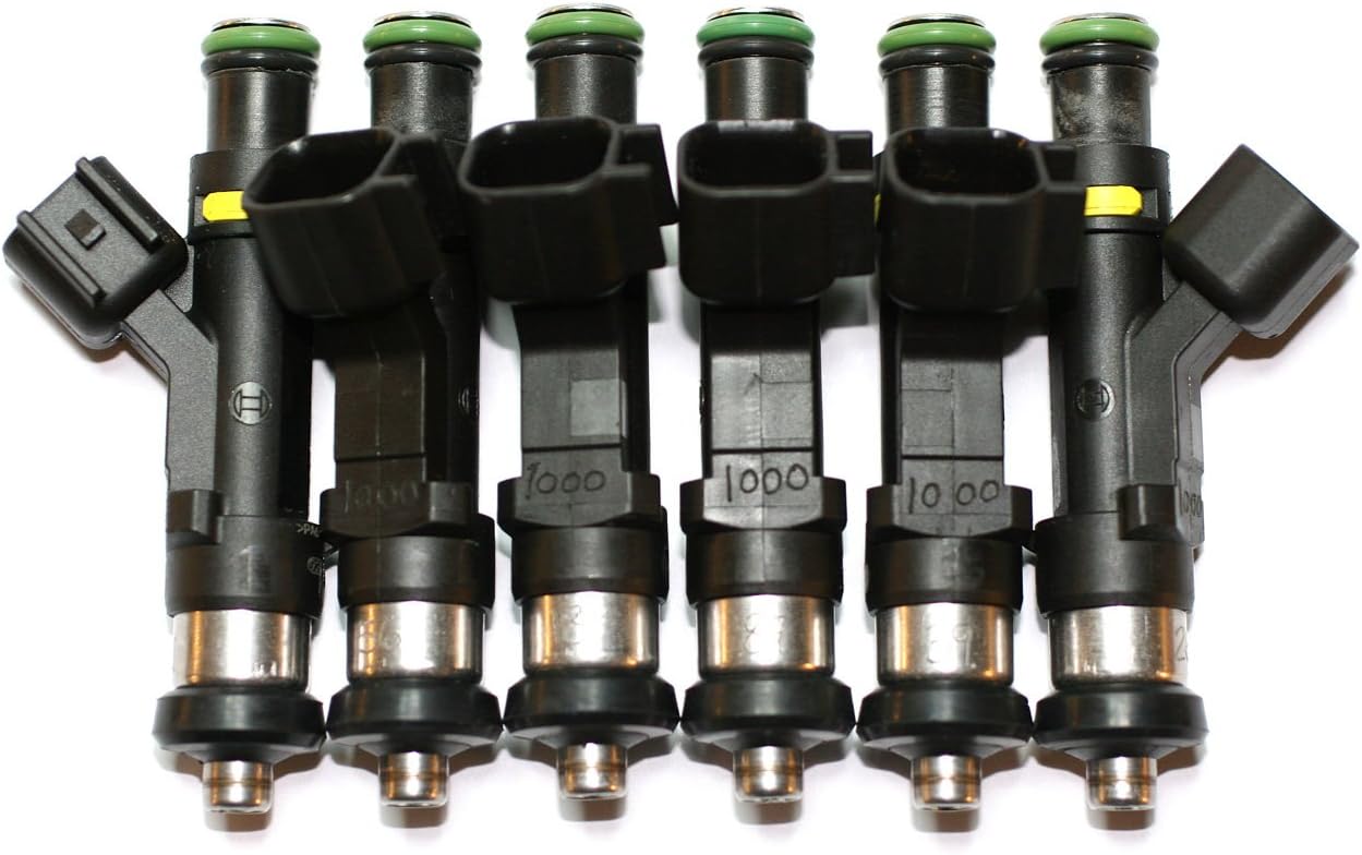 6 Custom Fiveomotorsport 1000cc Flow Matched Fuel Injectors EV14 Nissan Skyline GT-R RB20 RB26 R32 R33 R34