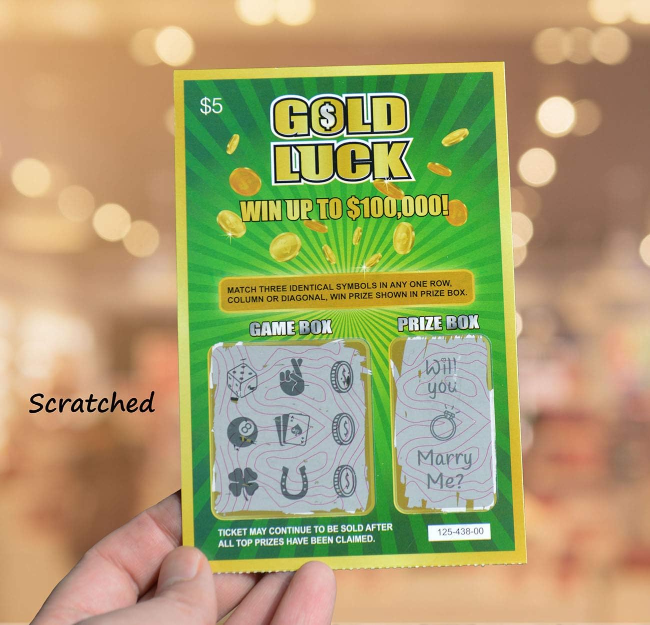 Great Marriage Proposal Idea 2 Pack Will You Marry Me Proposal Fake Lottery Tickets Scratch Off Cards Party Games Activities Toys Games Gellyplast Com