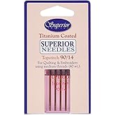 Superior Threads 1329014 5 Count Topstitch Machine Needle, 90/14"