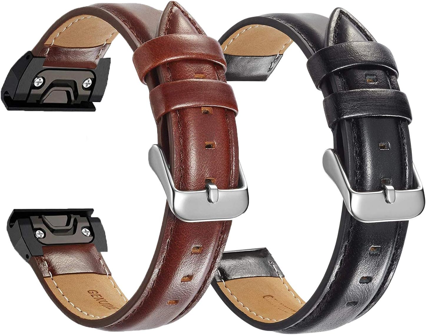 leather strap fenix 5