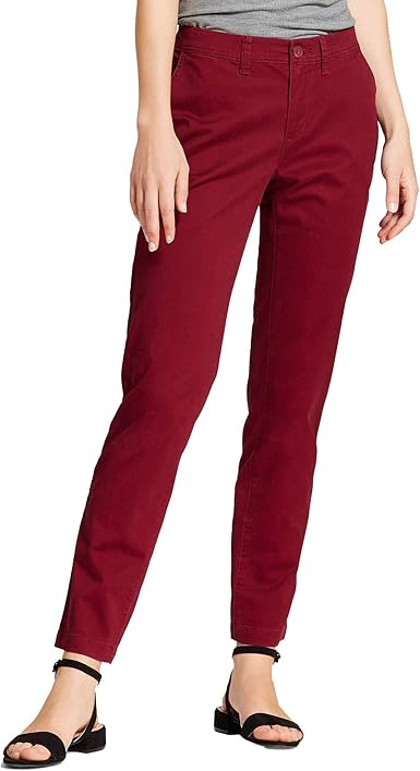 women's slim chino pants