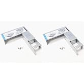 Maravi Canada 3.5" to 2.5" SSD SAS SATA Hard Drive Tray Adapter Bracket Converter Cage for Dell HP IBM Lenovo Mac Apple 3.5 inch Caddy, Compatible with Dell 9W8C4 Y004G WWGPK with Screws (2-Pack)