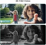 BOIFUN 2K Wireless Video Doorbell Camera No Monthly Fee Alexa Night Vision view 2