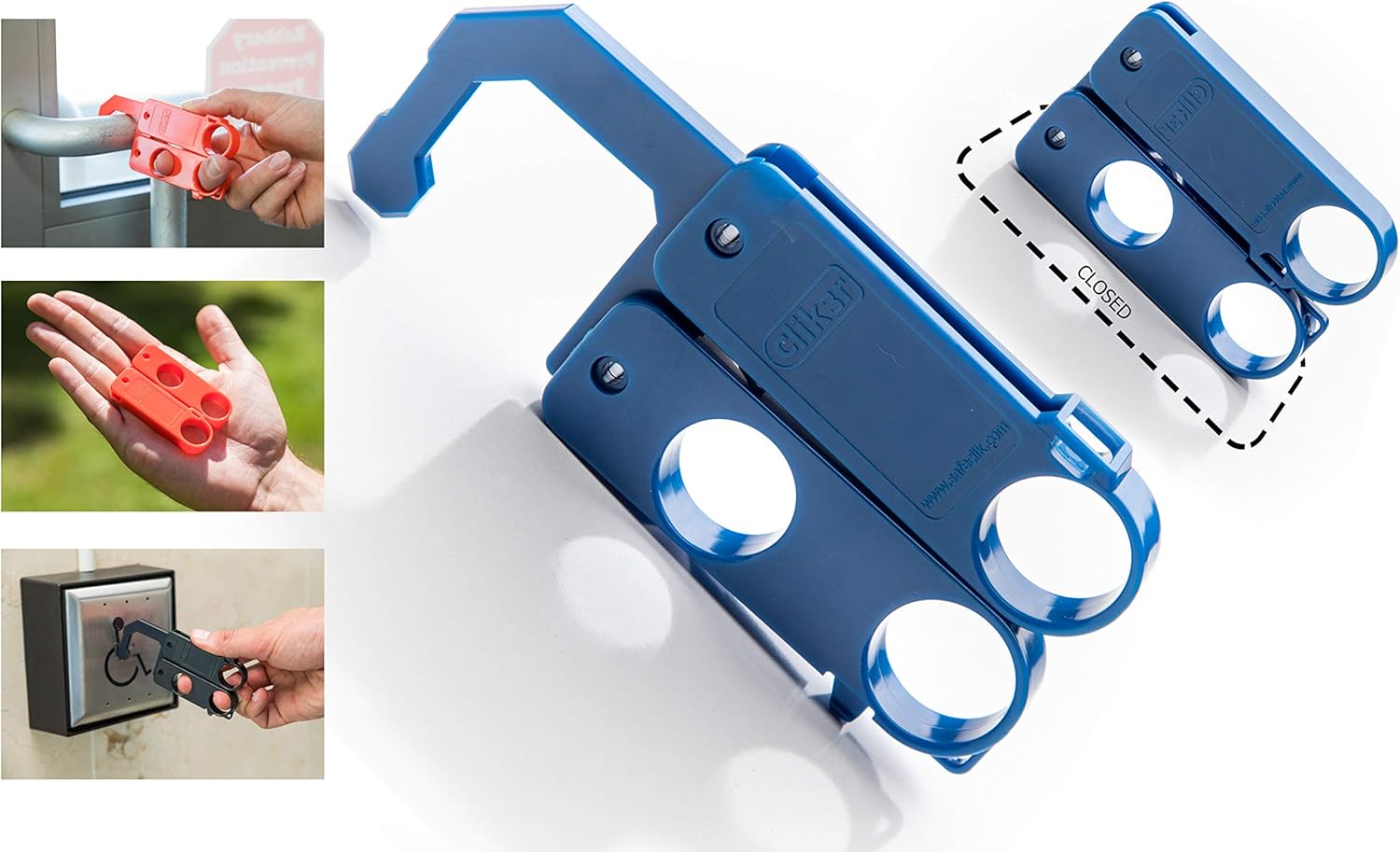 Lotcow 3 Pack Door Opener Tool Handheld Keychain For Outdoor Public Door Handle Touchscreen Button Easy To Carry 3 Colors Diy Tools Jwilsonsrestaurant Hardware