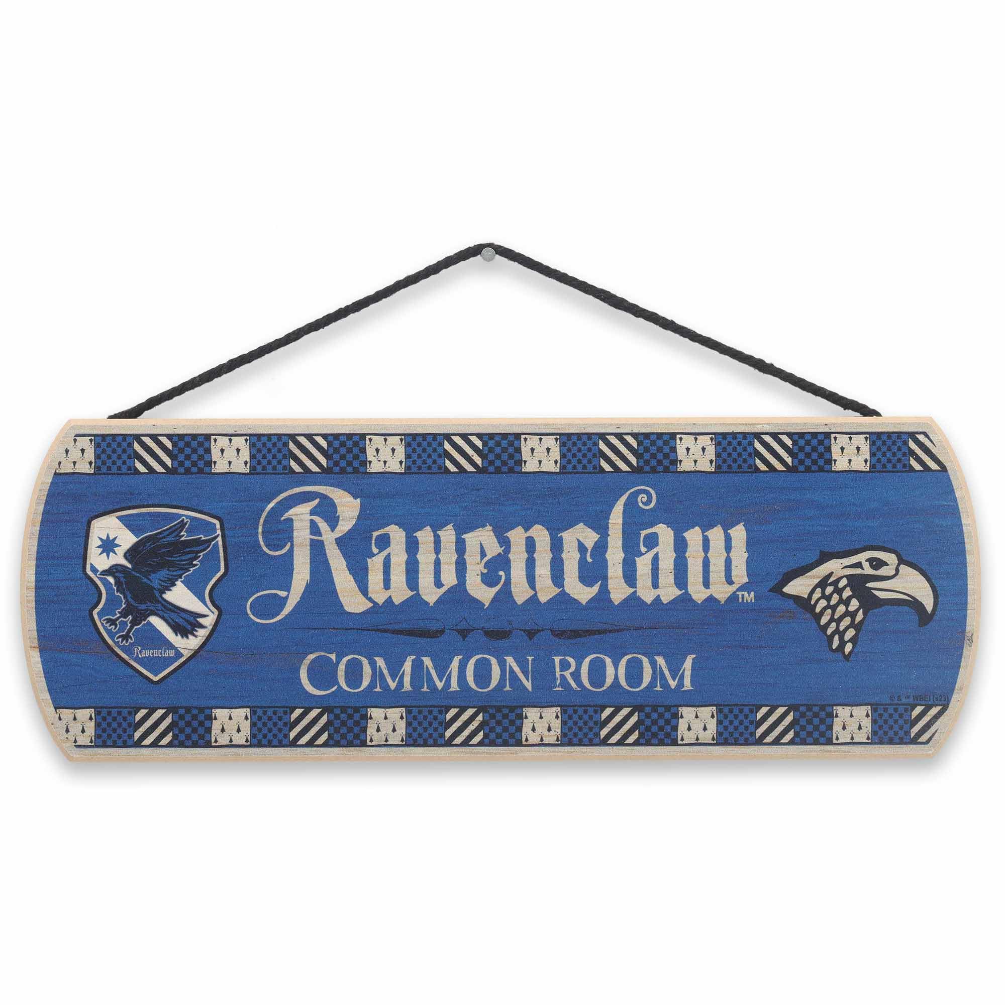 Photo 1 of ***FACTORY SEALED***Harry Potter Ravenclaw Common Room Hanging Wood Wall Decor - Fun Ravenclaw Sign for Teen Bedroom or Movie Room