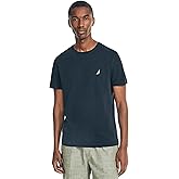 NAUTICA Men's J-Class Solid Crewneck T-Shirt, Navy, L
