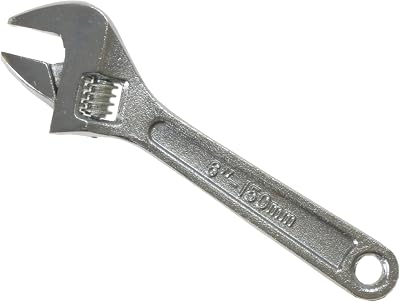 Blue Spot 6 inch 150mm Adjustable Wrench 21mm Jaw Spanner Carbon Steel
