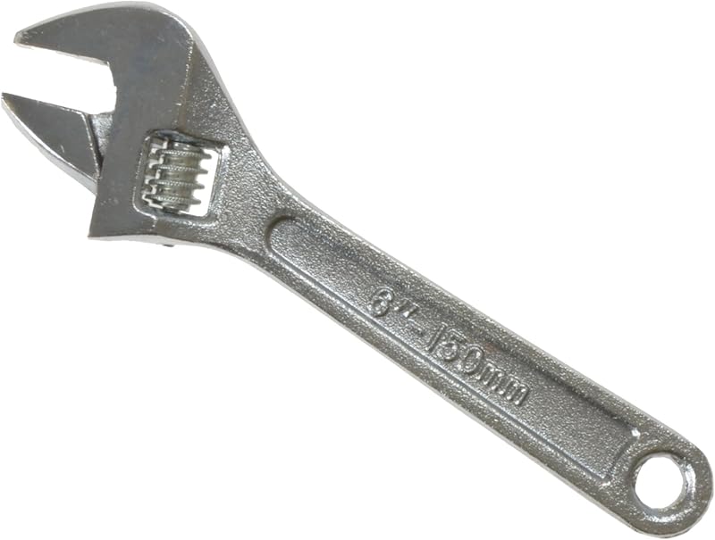 Blue Spot 6 inch 150mm Adjustable Wrench 21mm Jaw Spanner Carbon Steel