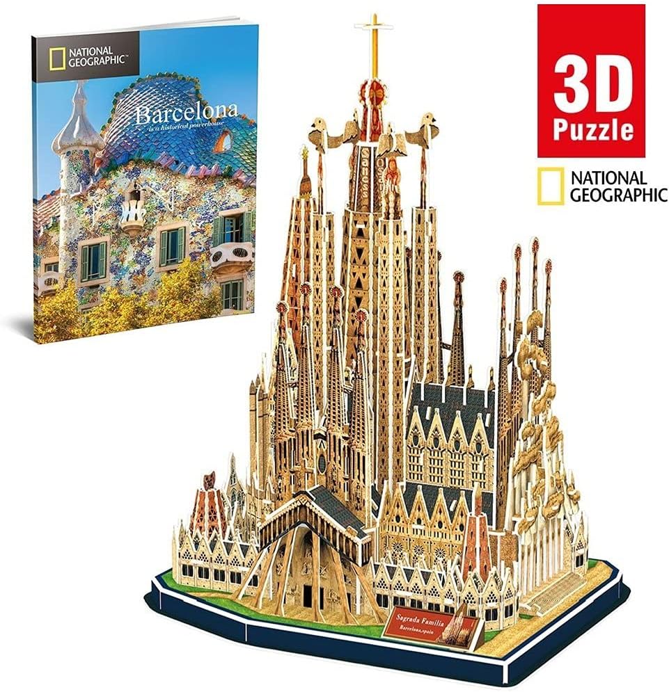 Cubic Fun DS0984h World Brands 3D Puzzle Sagrada Familia Barcelona