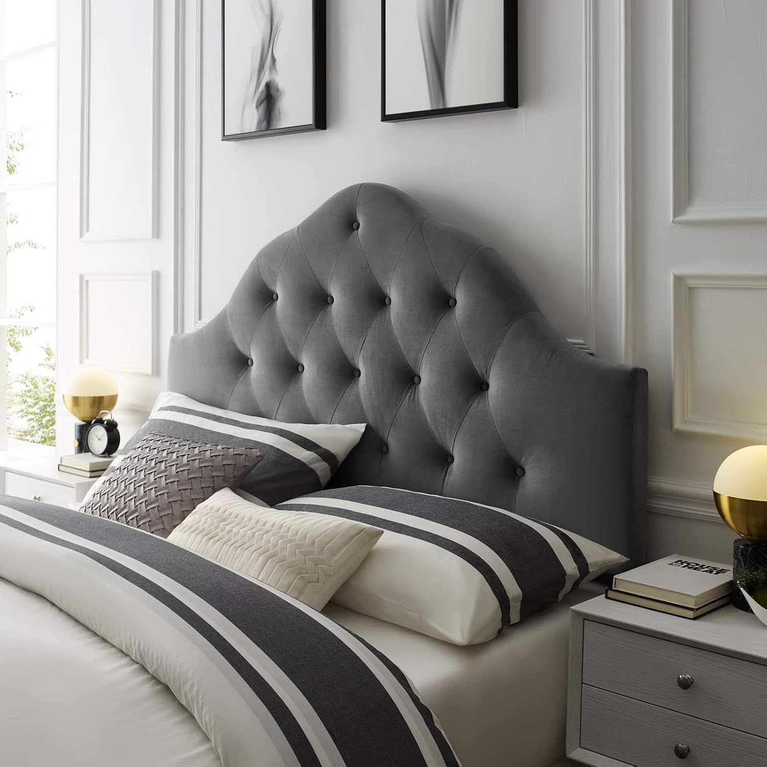 Best King Headboard With Gray