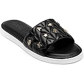 KARL LAGERFELD womens Cushioned Insole Everyday Carenza Studs - Flat Sandal