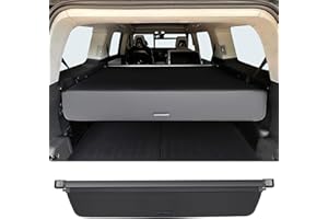 smnuxwm Cargo Cover for Rivian R1S 2020-2024, Trunk Cargo Cover Shielding Shade Privacy Screen（Canvas）