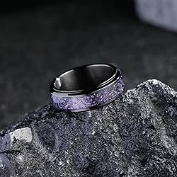 King Will 316L Stainless Steel Spinner Fidget Ring