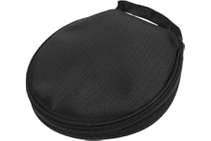 TOBBOMEY Cd Case Oxford Cloth with Zipper 20 Capacity Disc Holder for Car Travel and Home Storage