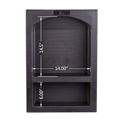 Uni-Green Niche De Douche Encastrée Pour Carrelage 81,3 X 50,8 Cm, Jaune