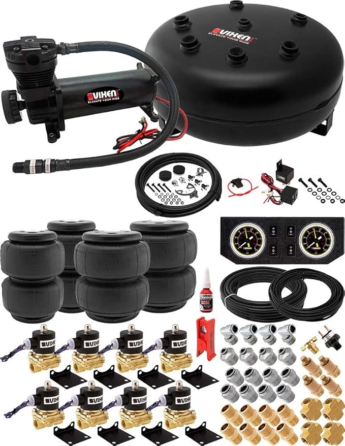 Vixen Air Suspension Kit for Truck/Car Bag/Air Ride/Spring
