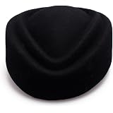 Lawliet A049 Fascinator Aus Wolle – Air-Hostess-Hut, Ca. 56 Cm Umfang, Für Millinery & Kostüme