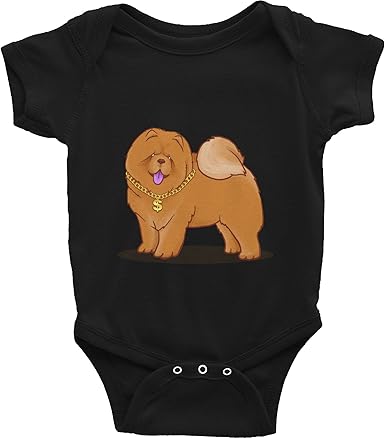 Amazon Com The Jazzy Panda Baby Girls Chow Chow Onesie Funny