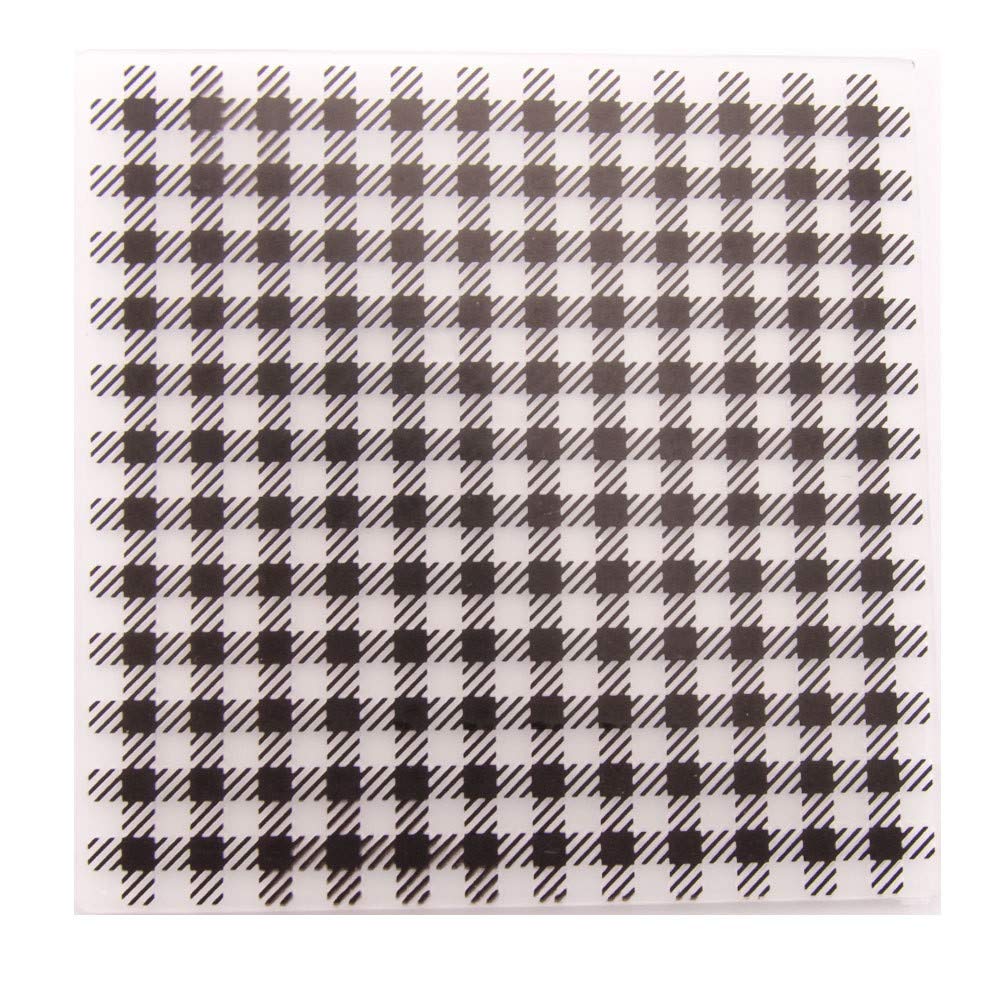 Plaid Houndstooth Texture Background Plastic