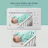 Babysense Video Baby Monitor with 2 Cameras 4.3 inch 480p Split Screen view 6