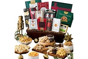 Christmas Basket Gift Deluxe of Holiday Foods by GourmetGiftBaskets.com