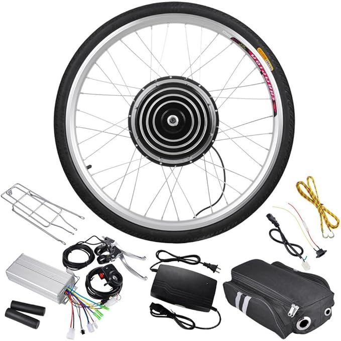 AW 48V 1000W 26"x1.75" Front Wheel Electric Bicycle Motor