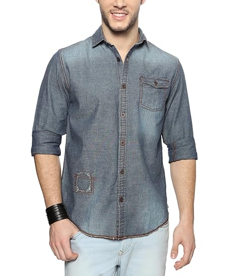 sf jeans by pantaloons men's shirt