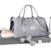 Gym Bag Womens,Travel Duffel Carry on Bag Sport Tote Bag Weekend Overnight Bag