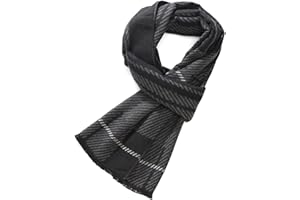 FULLRON Men Winter Scarf Soft Warm Long Cashmere Feel Scarves