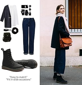 combat boots casual wear