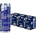 Red Bull Blue Edition Energy Drink, Blueberry, with 114mg Caffeine plus Taurine & B Vitamins, 12 Fl Oz, Pack of 12 Cans