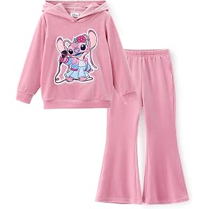 Disney Princess Toddler Girls Clothes Long Sleeve Hoodies and Leggings Clothing Sets Fall Casual Pullover Tracksuit