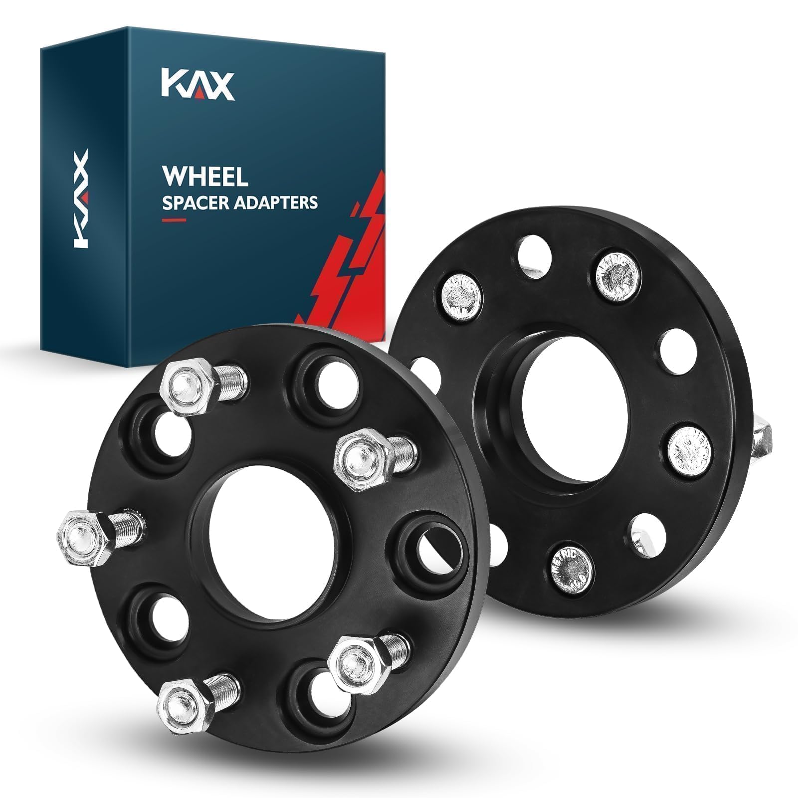 Photo 1 of KAX 5x4.5 Wheel Spacers,15mm 5 Lug Hub Centric Wheel Spacers fit for RAV4, Camry, Highlander, Sienna, RX350, ES350, Venza, Avalon, ES330, Prius V with M12x1.5 Studs 60.1mm Hub Bore,2Pcs
