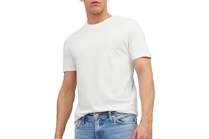 JACK & JONES Men's Regular Fit T-Shirt JJEORGANIC Basic TEE SS O-Neck NOOS