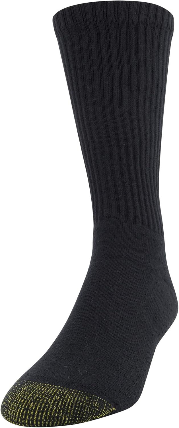 Gold Toe Men's 656s Cotton Crew Athletic Sock MultiPairs at  Men’s Clothing store