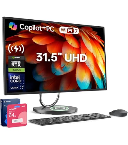 Amazon.com: Lenovo Yoga All-in-One Desktop AI PC, 27