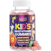Kids Multivitamin Gummies - Complete Daily Children's Multi Vitamin Gummy Chew with Vitamin D, B Vitamins &amp; Zinc - Energy, Memory Focus &amp; Immune Health Support - Natural Berry Flavor - 120 Gummies