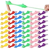Hungdao 48 Pcs Slingshot Chickens Finger Slingshot Toys Rubber Funny Flying Chicken Gifts for Kids Adults Party Favors Carnival Easter Basket Stuffers Birthday Goodie Bag Novelty Gag Gifts