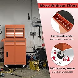 Goplus Tool Chest, 5 Drawers Rolling Tool Cabinet
