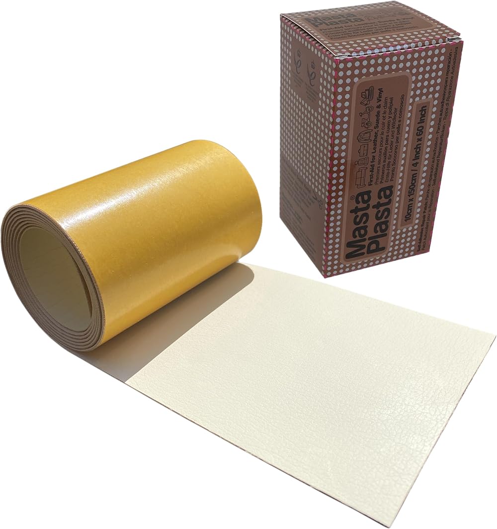 MastaPlasta The Original All-in-One Leather Repair Kit Ivory 150 x 10 cm