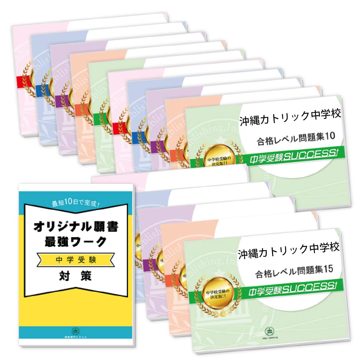 改訂版 2022年度 沖縄カトリック中学校２ヶ月対策合格セット問題集 15冊 願書最強ワーク プレゼント 受験専門サクセス 本 通販 Amazon