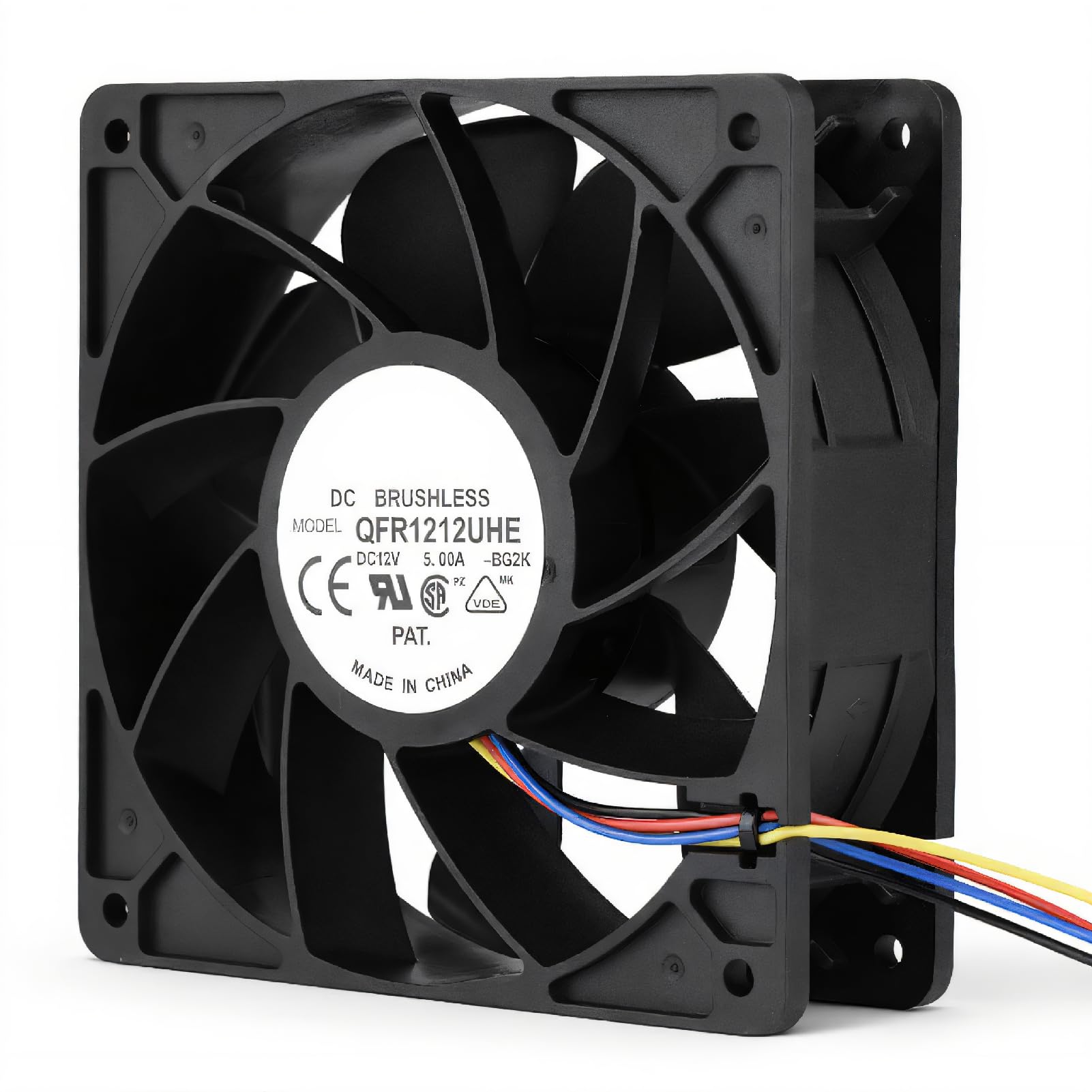 ASHATA Antminer Cooling Fan,Richer-R DC 12V 5.0A 7500RPM Cooling Fan Replacement 4 Pin Connector for Antminer S7 S9